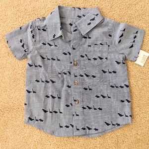Carter's Dinosaur Chambray Shirt